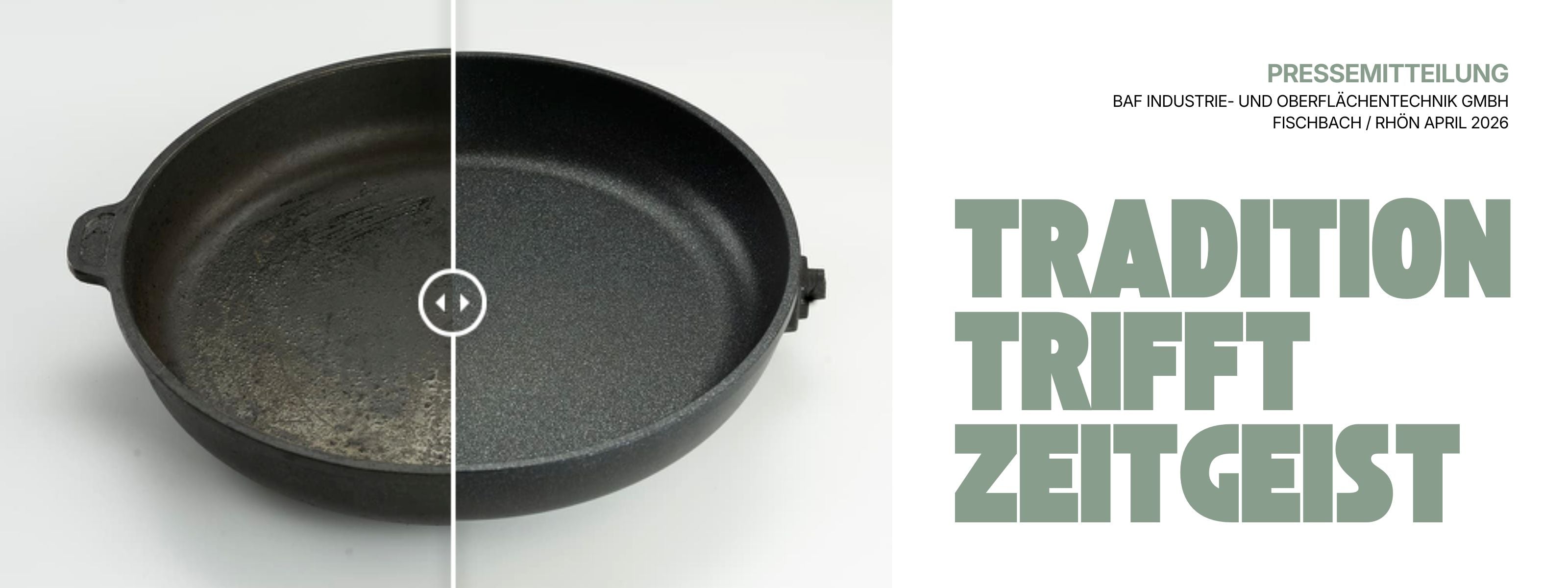 Pressemitteilung: Traditionsbetrieb aus der Rhön setzt auf nachhaltige Pfannen-Neubeschichtung
