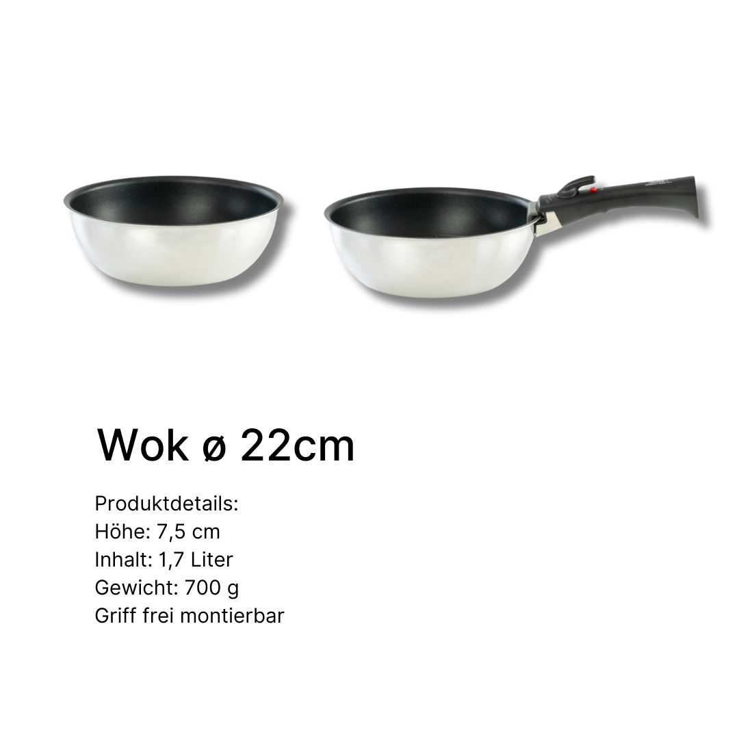 Camping Set EXPLORER - Wok, Topf & Pfanne