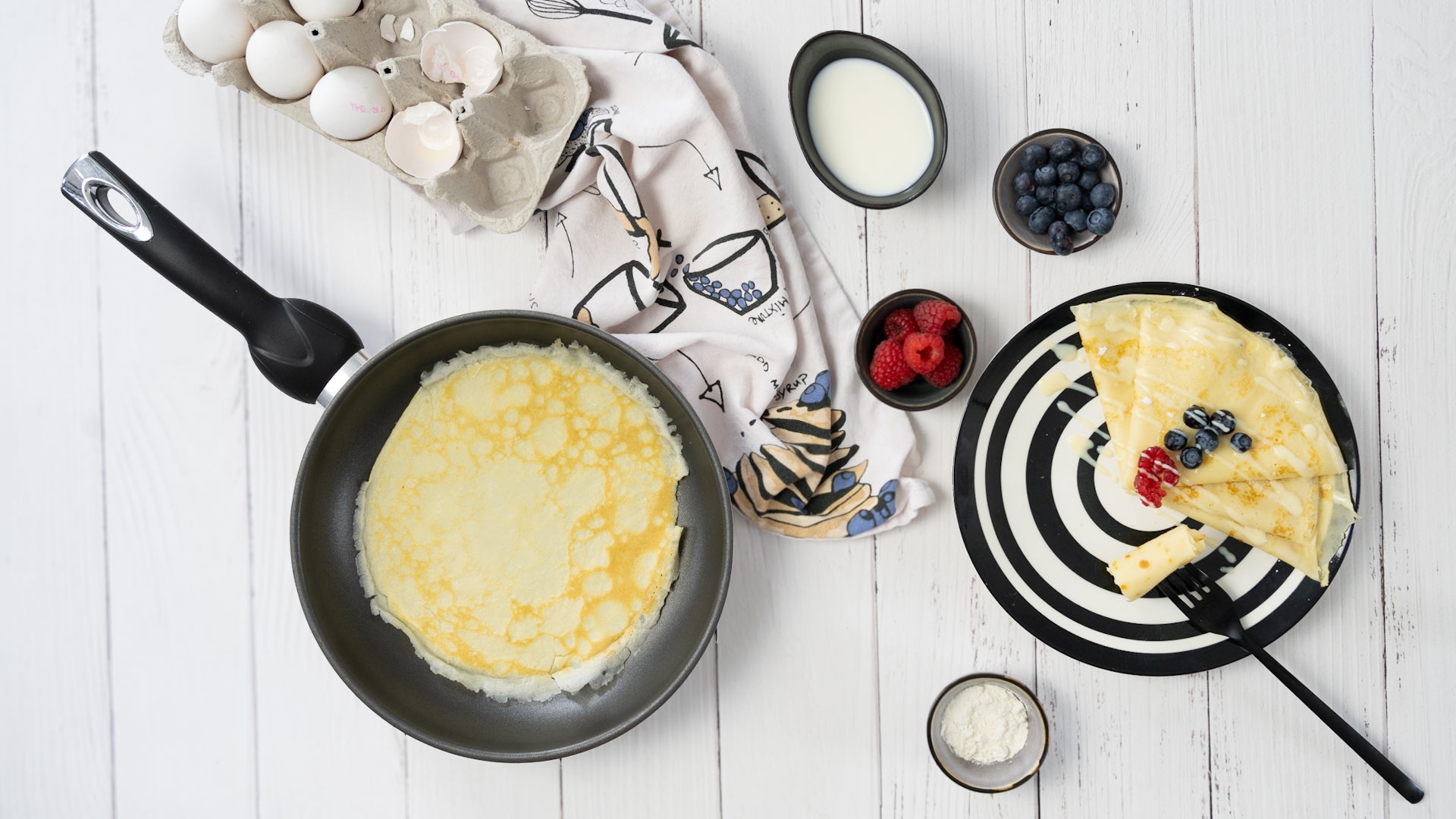 Leckere Crepes mit der Baf Galaxy Pfanne