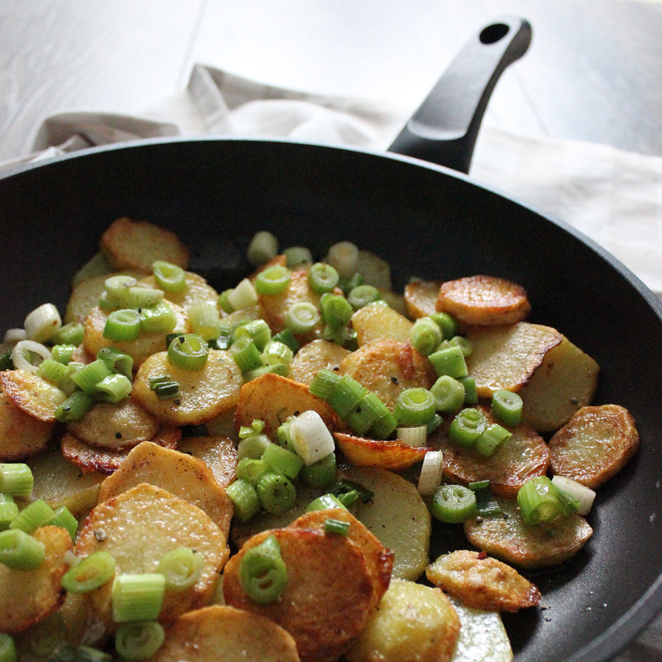 Baf Bratpfanne Basicline in der Pfanne wurden Kartoffeln angebraten.