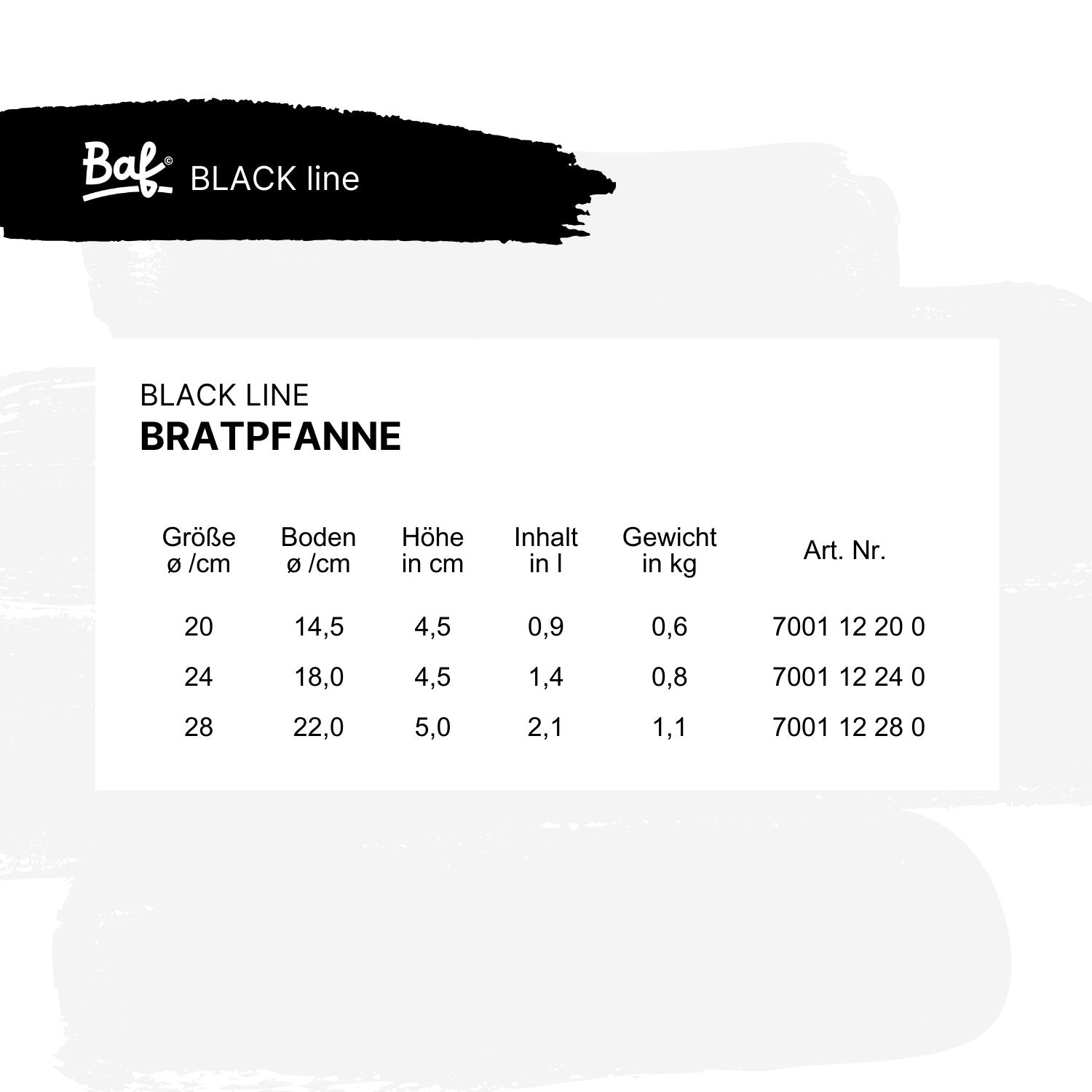 BLACKline Pfanne