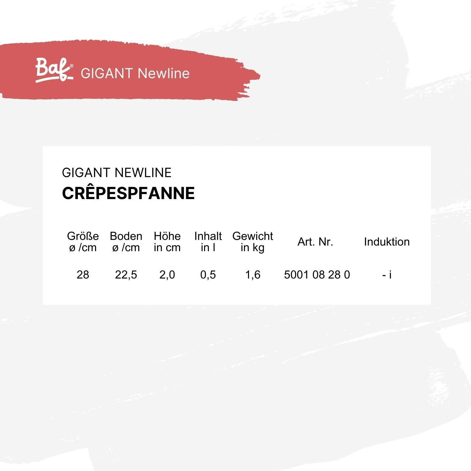 GIGANT Newline Crêpespfanne