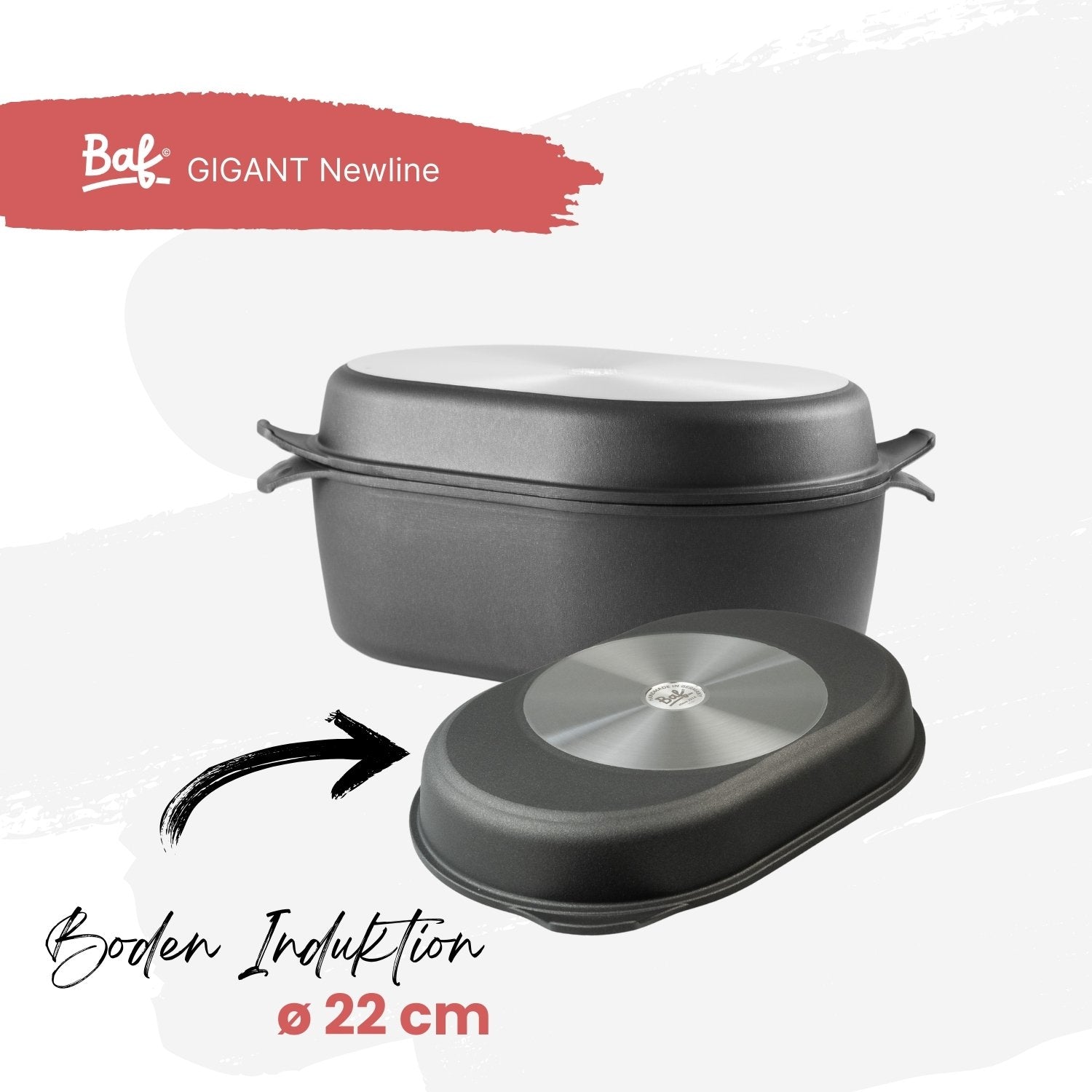 GIGANT Newline Superbräter mit Grilldeckel