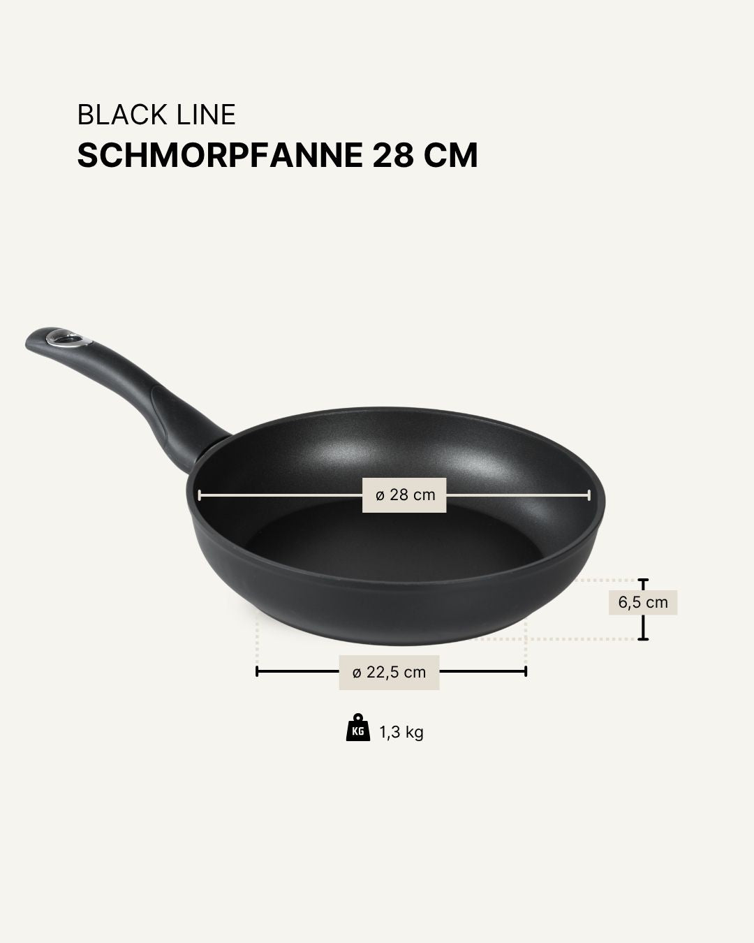 BLACKline Schmorpfanne